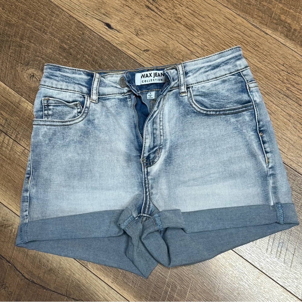 Wax Jean Light Wash Denim Shorts Size S